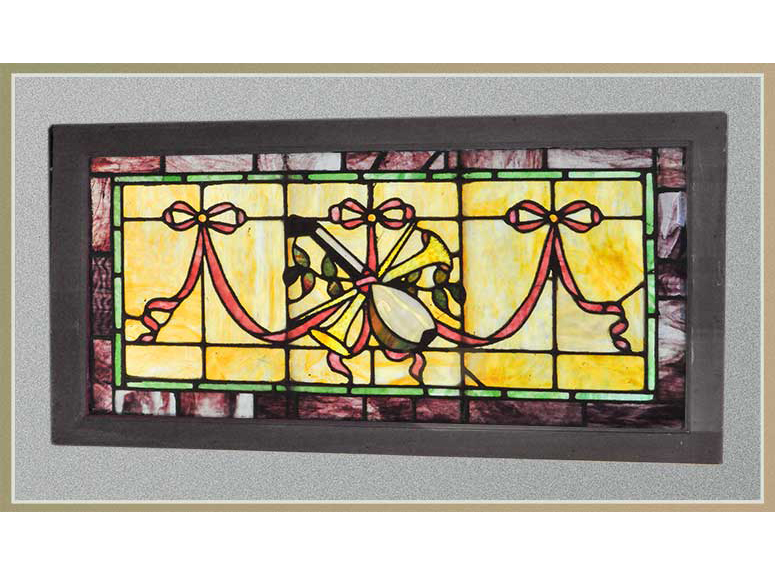 2nd stained glass trumpet window
