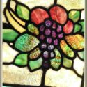 Stained Glass, with Grapes & Ribbons