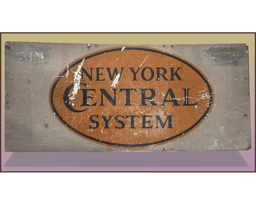 New York Central railroad sign-sm