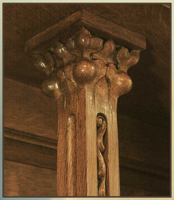 Gothic Full Mantel, with Arches