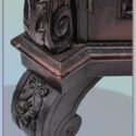 Two-Door Carved Bookcase