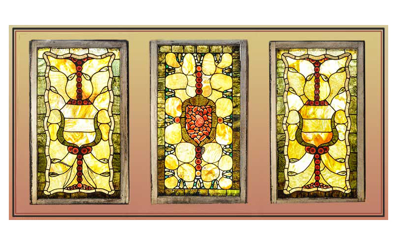 Chunk jewels stained glass windows