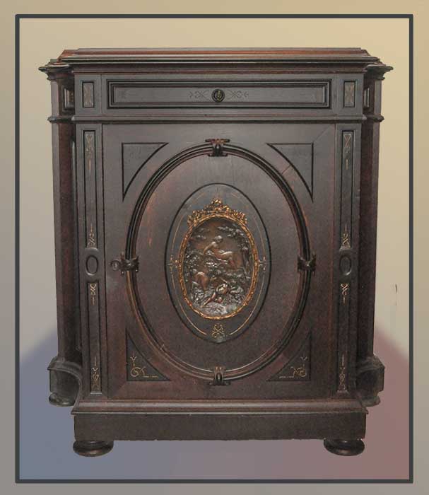 Small Credenza, with Oval Relief