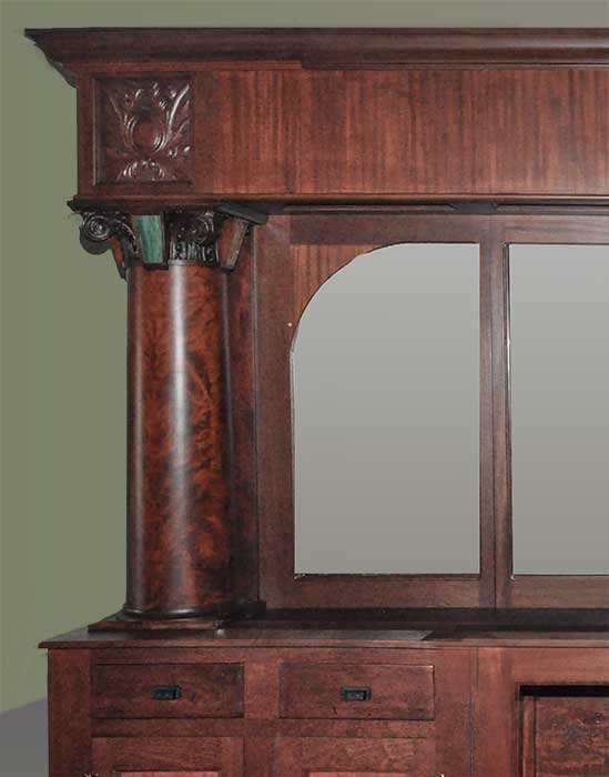 Front & Back Saloon Bar, with Shaped Mirrors