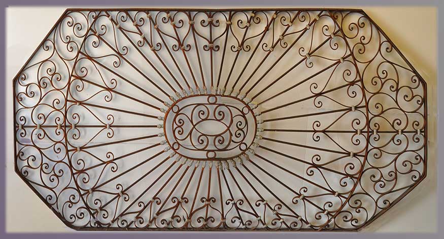 Huge Cast-Iron Ceiling Grill