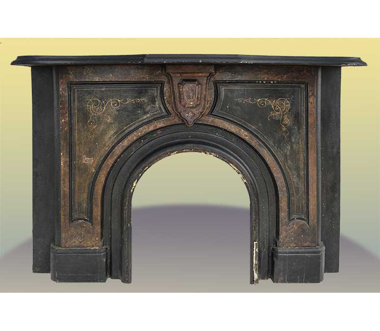 cast-iron half mantel