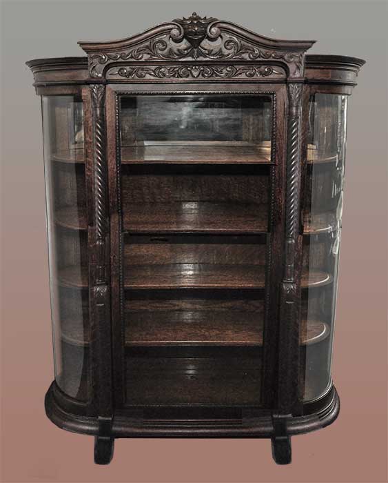 dark oak Horner China cabinet