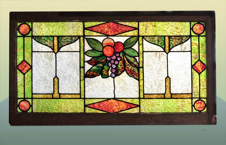 Horizontal SG Window, with Grapes