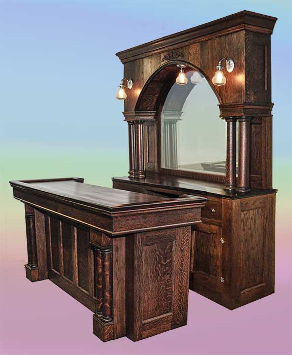 Small Arched Front & Back Bar