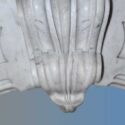 Arched White Marble Half Mantel