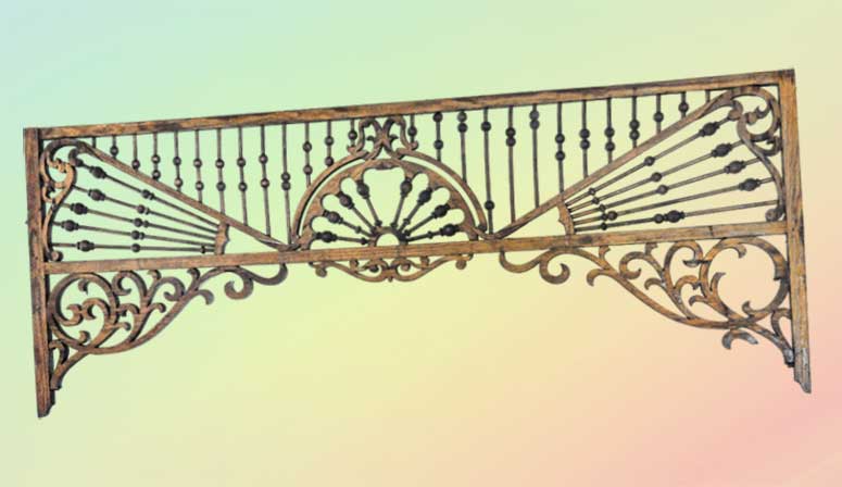Symmetrical Fretwork Panel