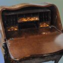 1800s Dutch Shaped Marquetry Desk
