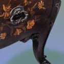 1800s Dutch Shaped Marquetry Desk