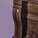 Vintage Carved Half Mantel