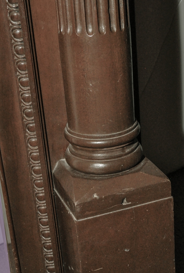 Vintage Carved Half Mantel