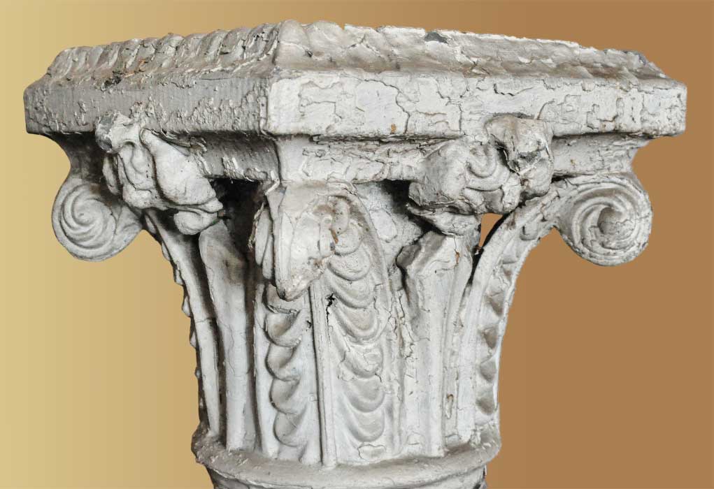 Pair of White Columns