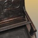 Small Carved Bench, w/Flip-Up Lid