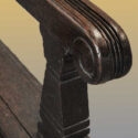 Small Carved Bench, w/Flip-Up Lid