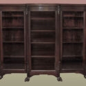 Matching Bookcase & Partners Desk, w/Lions