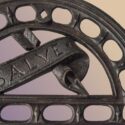 Small Iron Hall Tree, w/Mirror & Shelf