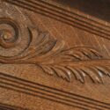Light Oak Carved Half Mantel