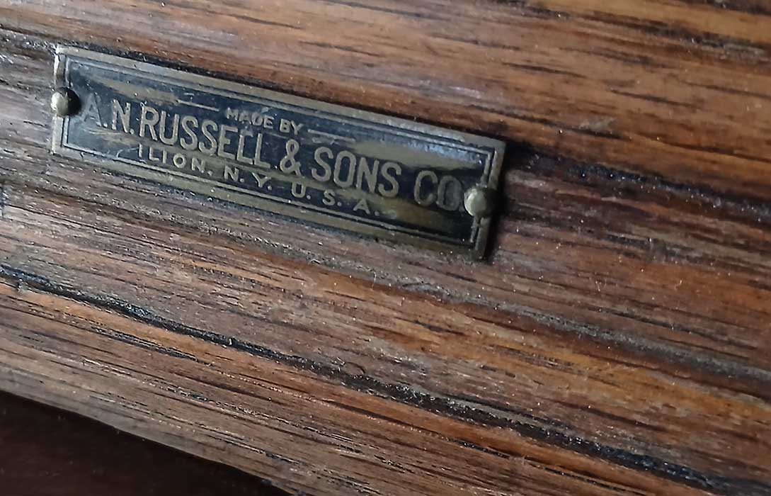 Carved Oak Display Case