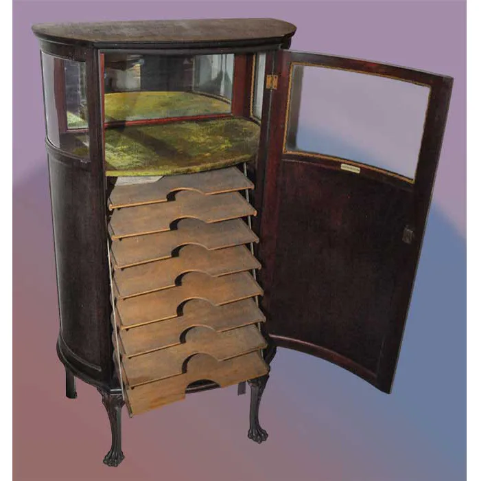 antique sheet music cabinet