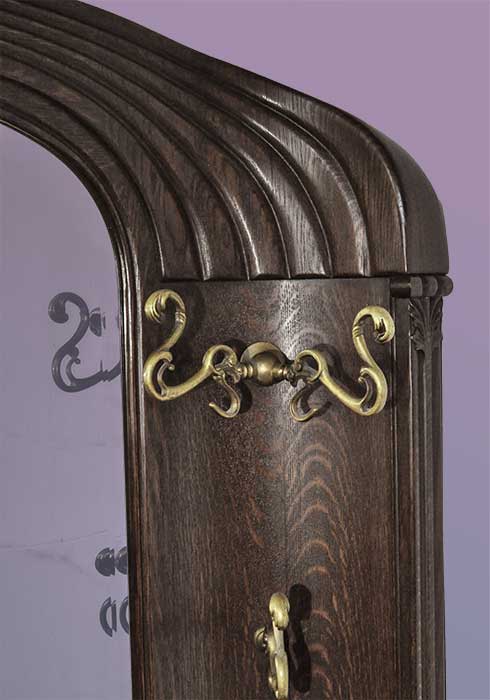 Shaped “Mitchell” Hall Bench, ca 1900s