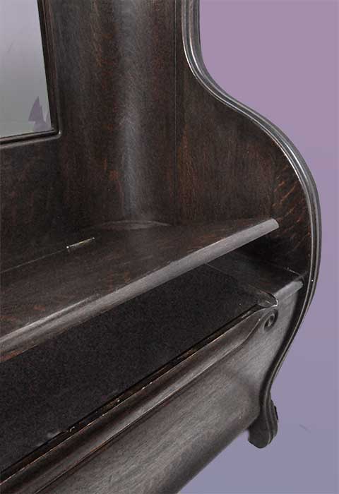 Shaped “Mitchell” Hall Bench, ca 1900s