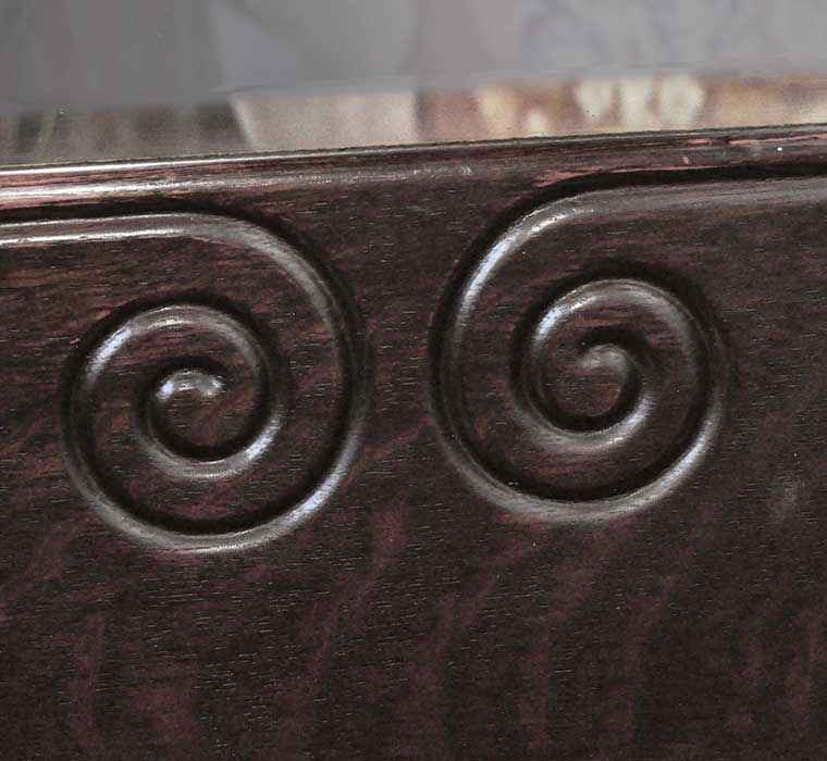 Shaped “Mitchell” Hall Bench, ca 1900s