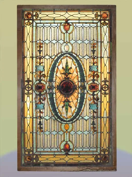 Stunning 1900s “Third Street” Window - Wooden Nickel Antiques