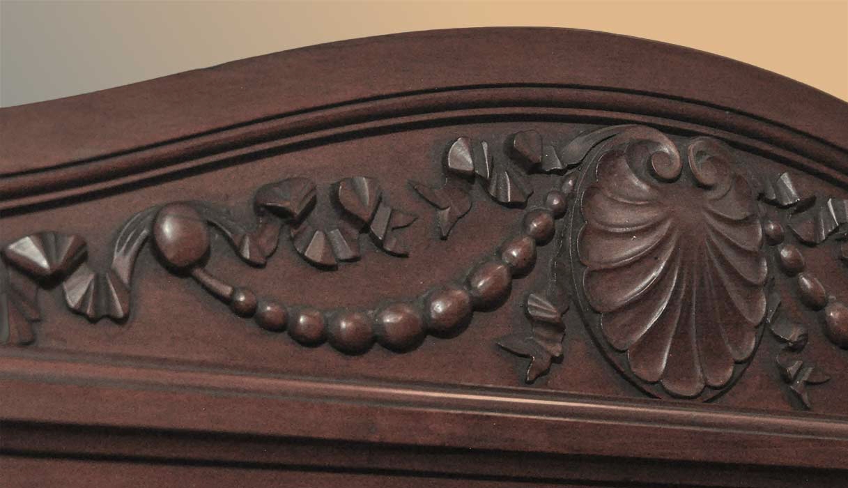 Two-Door Cherry Bookcase
