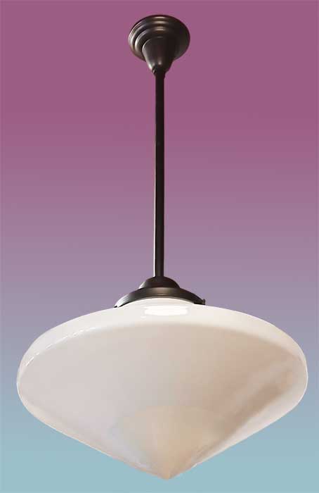 large shaped schoolhouse light