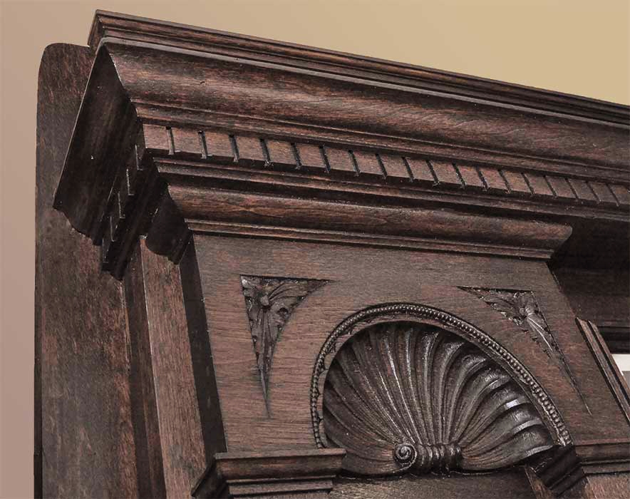 Lovely Carved Maple Full Mantel