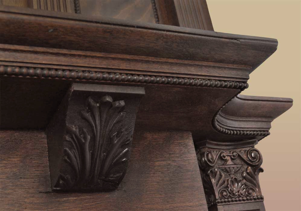 Lovely Carved Maple Full Mantel