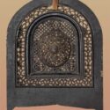 Small Cast-Iron Half Mantel, w/Cover