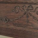 Carved Oak 3/4 Mantel