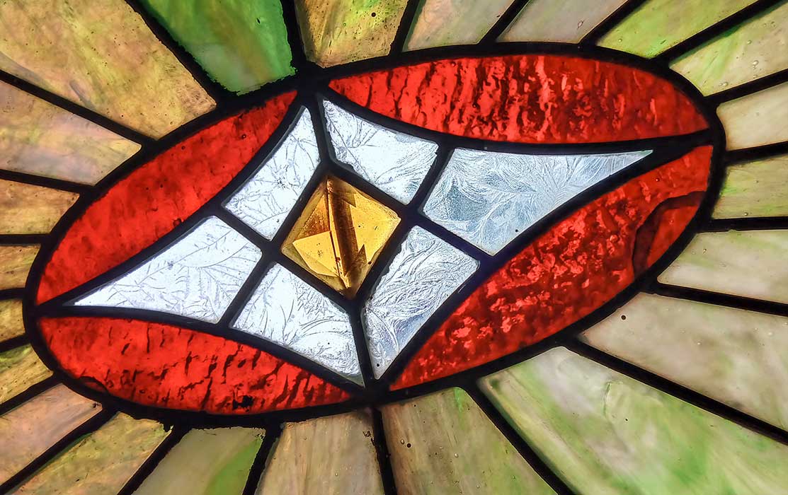 SG Transom Window, w/Oval Center