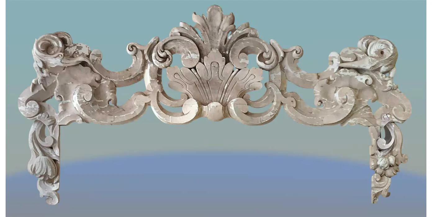 large carved decorative frame