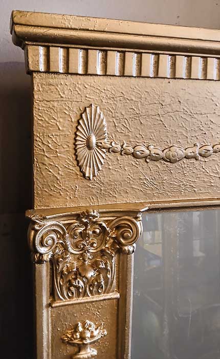 Large Decorative Gold Hall Mirror