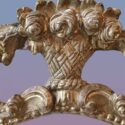 Small Italian Shaped Gold Mirror
