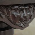 Carved Twisted Pedestal, w/Mythical Face