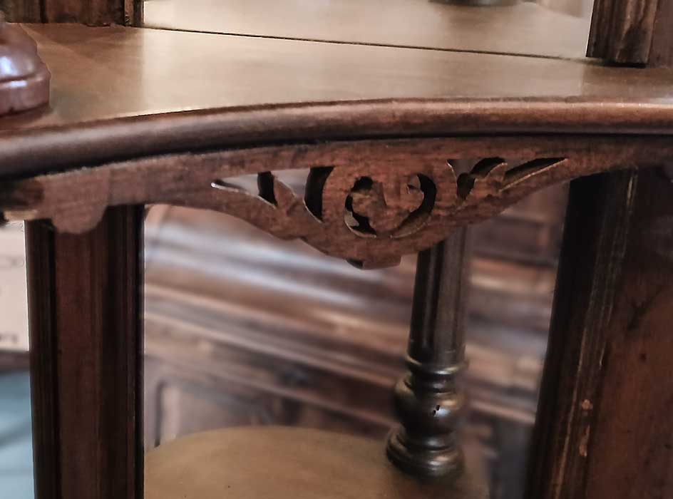 Ornately Carved Étagère