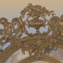 Ornate Oval Mirror, with Cherubs