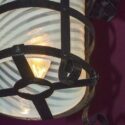 Cylindrical “Vaseline” Ceiling Light
