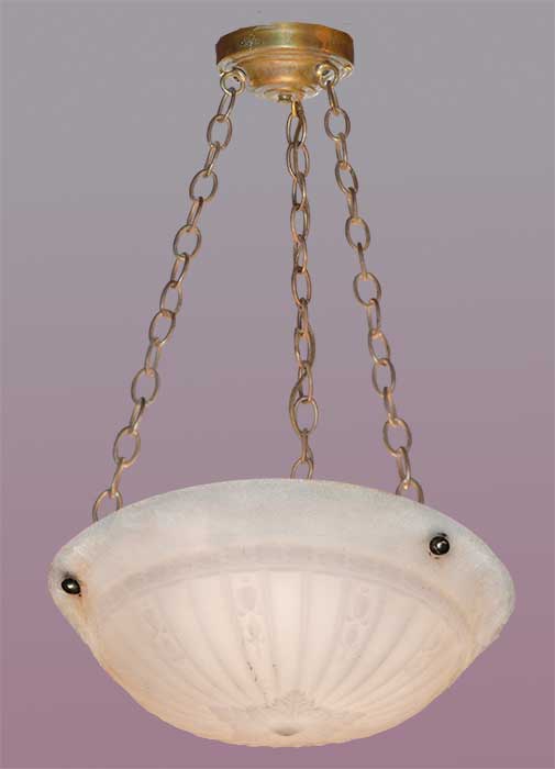 embossed bowl light