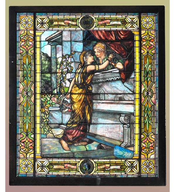 Rudy Brothers stained glass window