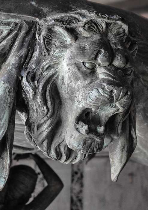 Large Bronze Mythical Garden Fountain