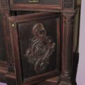 Mahogany Bookcase & Slide-Out Desktop