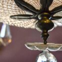 Cut-Crystal Flush-Mount Light